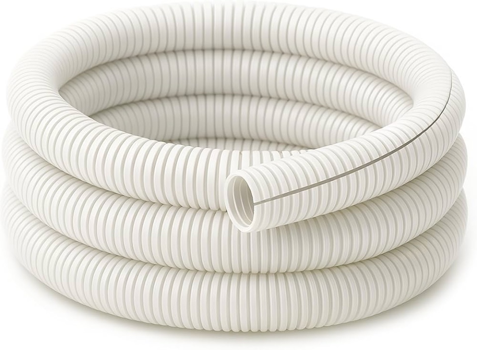 The same split loom in white, for runs on light-coloured fascia