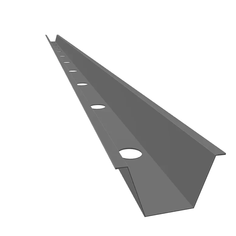 2" deep aluminum hat track